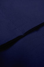 NAVY BLUE COTTON FABRIC TOP OF WEIGHTED BLANKET