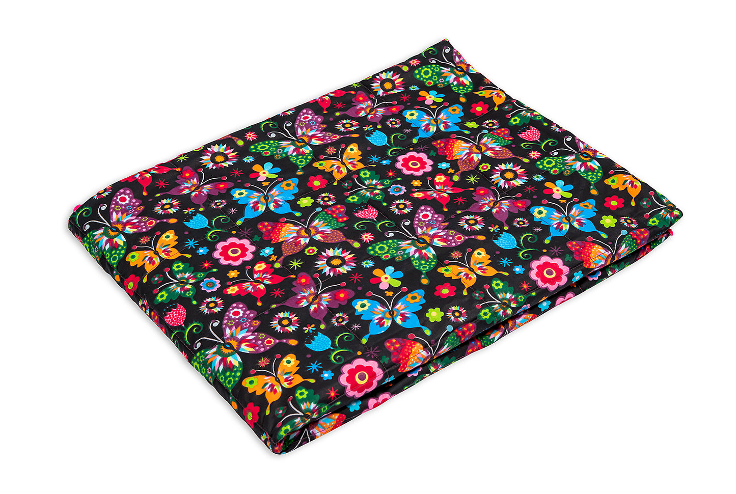 100 x 150 cm, Gewichtsdecke aus Muffin-Baumwolle und babyrosa Minky, 4,5 kg