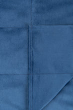 Laden Sie das Bild in den Galerie-Viewer, VELVET TOP WEIGHTED BLANKET IN NAVY BLUE 