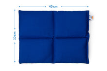 Laden Sie das Bild in den Galerie-Viewer, blue Cotton Weighted Lap Pillow
