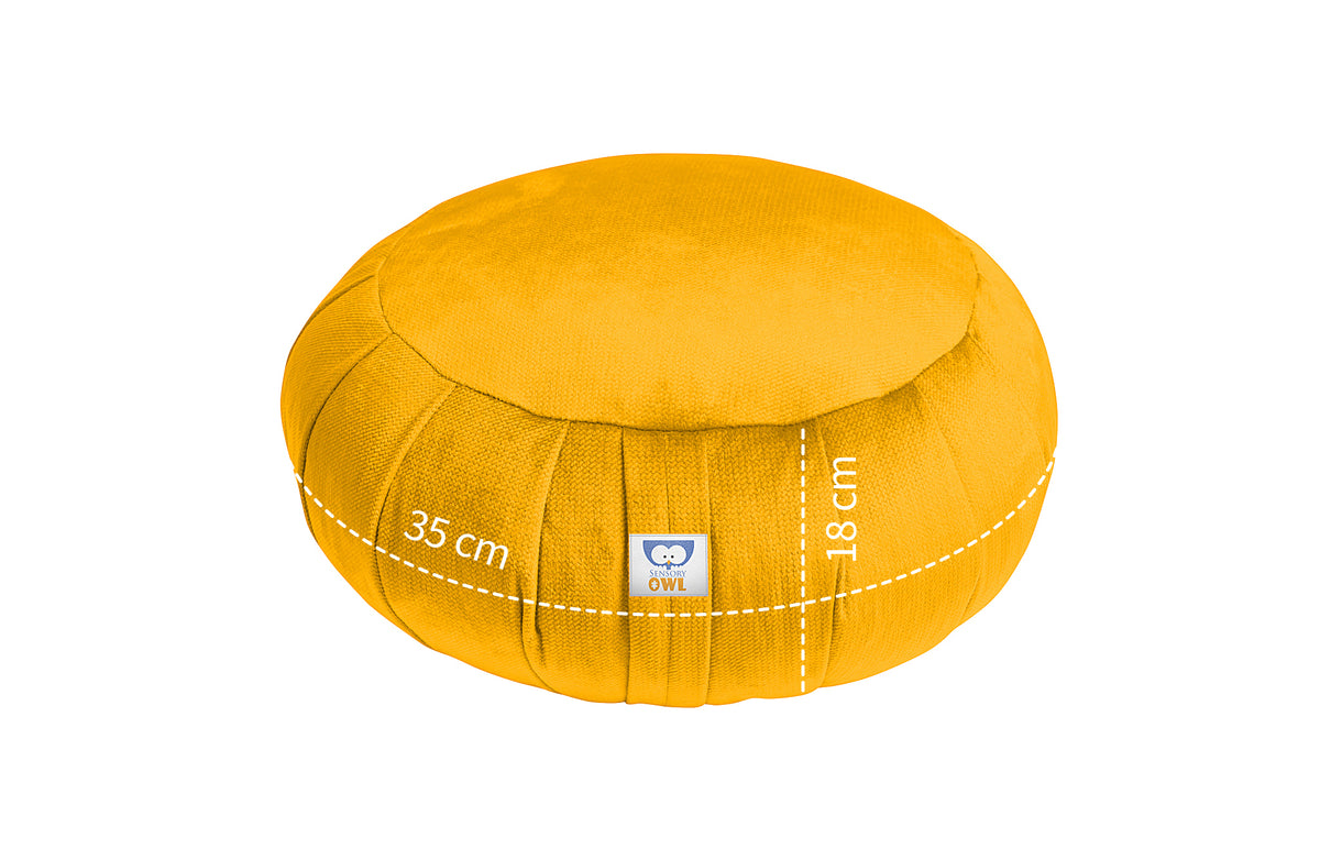Mustard Zafu Pillow