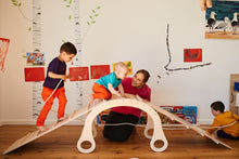 Laden Sie das Bild in den Galerie-Viewer, children playing on the good wood rocker with slider 