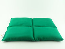 Laden Sie das Bild in den Galerie-Viewer, cotton weighted lap pillow in green senory owl 