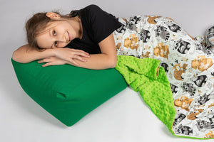 FOREST FAMILY MINKY WEIGHTED BLANKET | SENSORY OWL