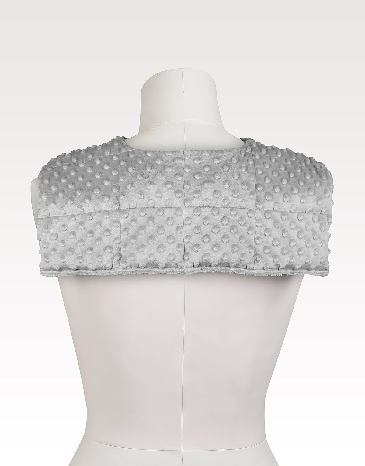 silver MINKY_WEIGHTED_COLLAR_from the back